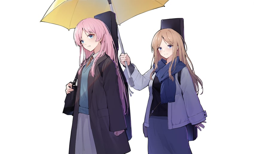 chihaya anon and nagasaki soyo (bang dream! and 1 more) drawn by yun_cao_bing