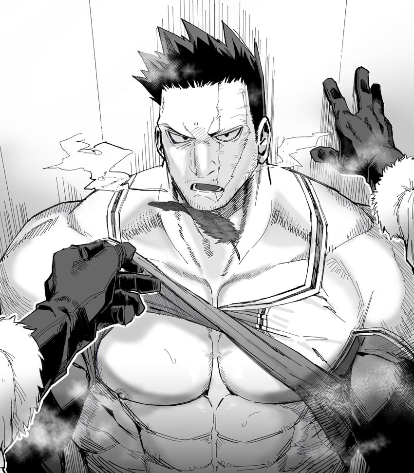 endeavor and hawks (boku no hero academia) drawn by migi_(mm86262394)