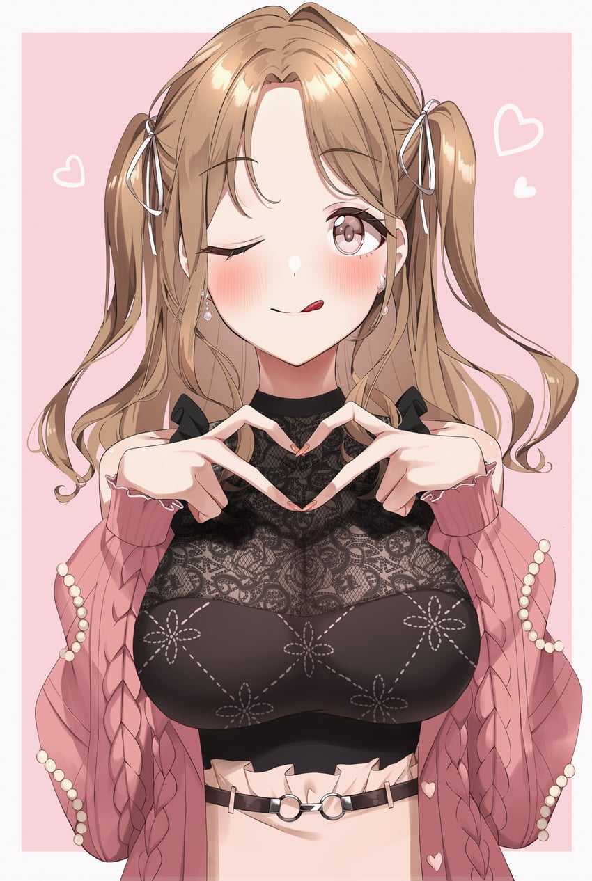 ichikawa hinana (idolmaster and 1 more) drawn by gawawawa