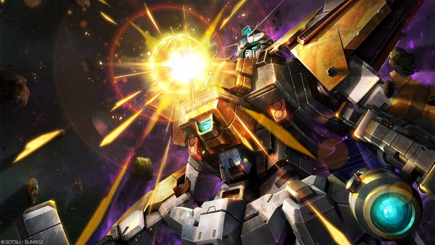 over.on (gundam and 3 more) drawn by tenjin_hidetaka