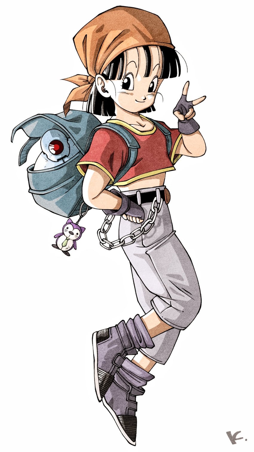 Pan and giru dragon ball and 1 more drawn by kakeru dbskakeru