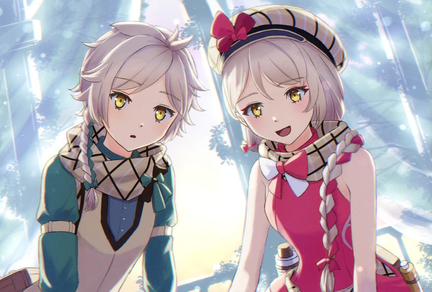framme and clanne (fire emblem and 1 more) drawn by miraioranji