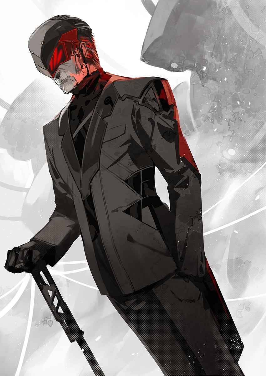 handler walter (armored core and 1 more) drawn by lack