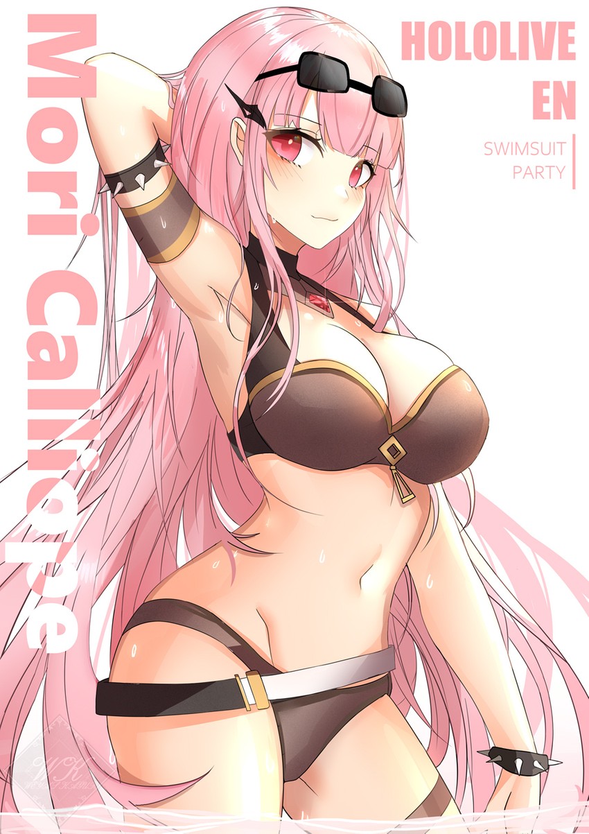 mori calliope (hololive and 1 more) drawn by weyas_kayur