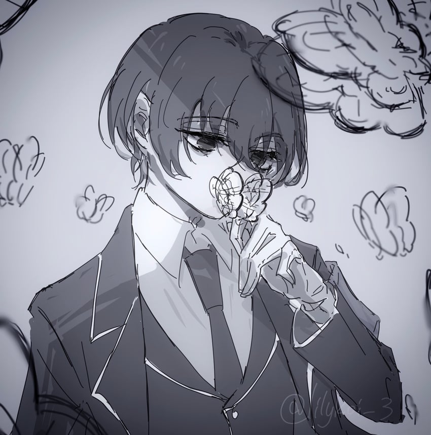 yi sang (project moon and 1 more) drawn by riri_(kira0311)