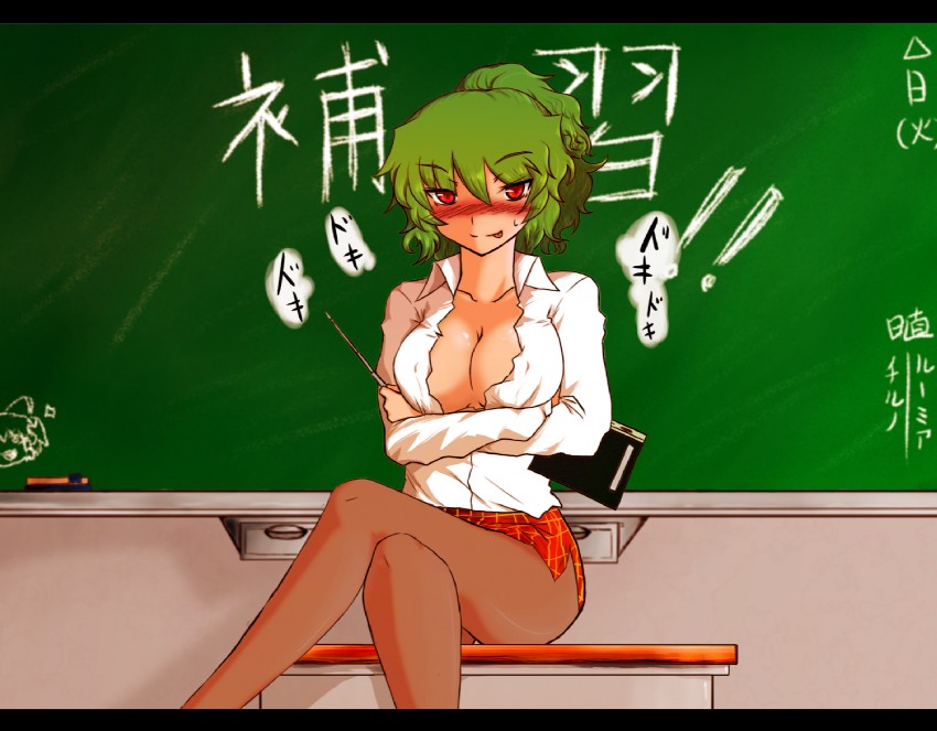 hakurei reimu and kazami yuuka (touhou) drawn by roki_(hirokix)