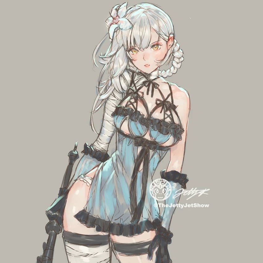 kaine (nier) drawn by jet_kimchrea