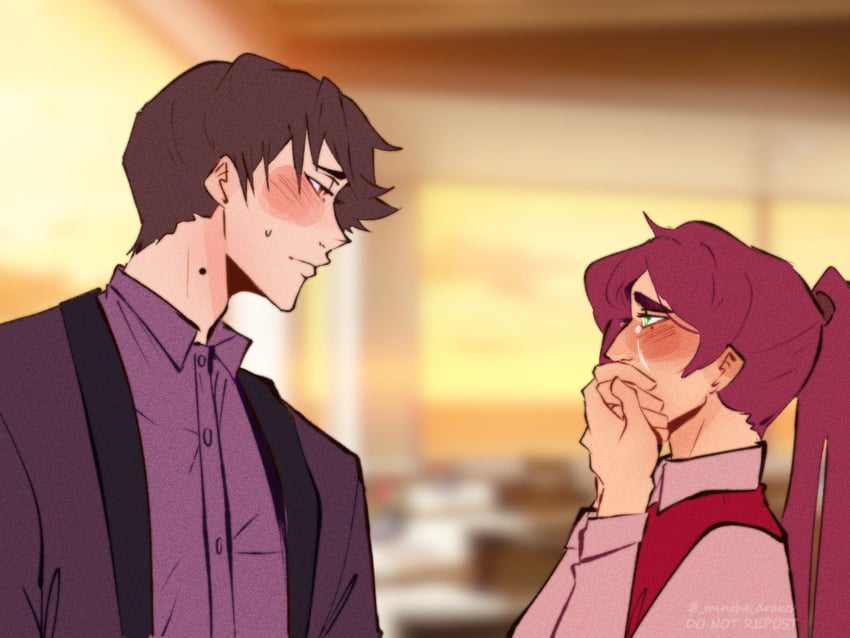 main character and baxter ward (our life: beginnings and always) drawn by minthe_draws