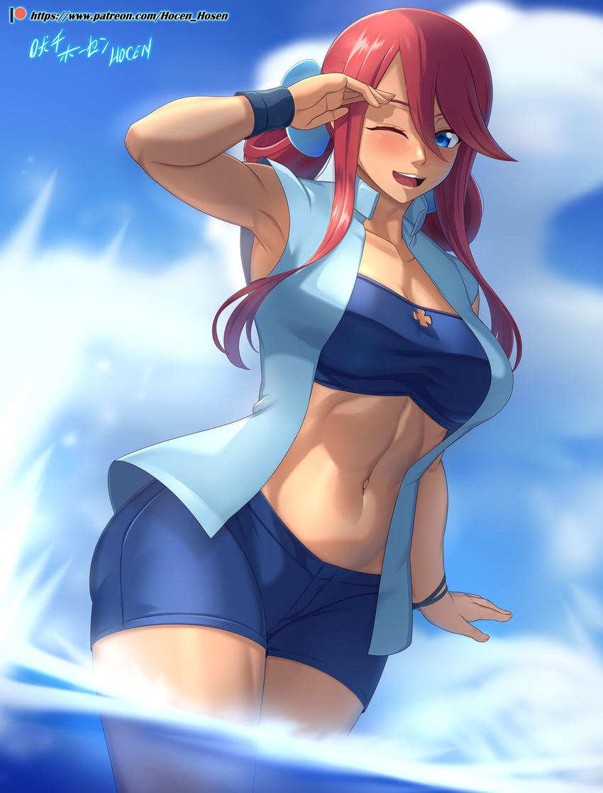 skyla (pokemon and 1 more) drawn by vilde_loh_hocen