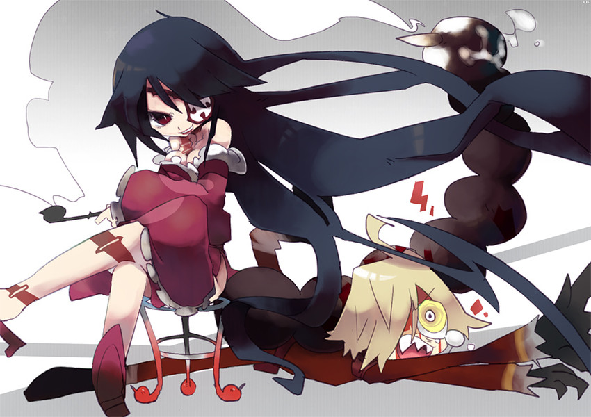 viral and adiane (tengen toppa gurren lagann) drawn by inuhito