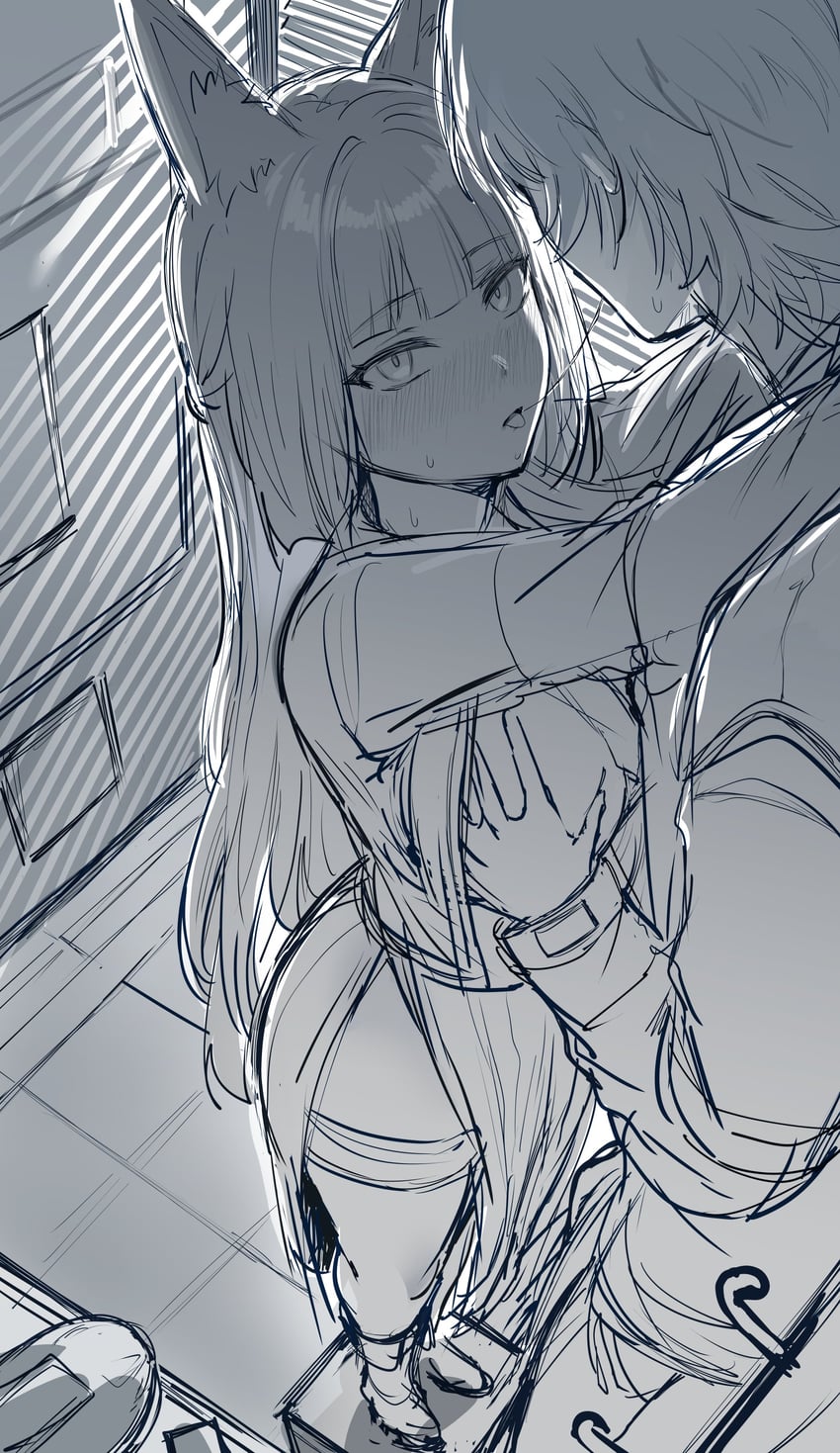 hoshimi miyabi and wise (zenless zone zero) drawn by hews