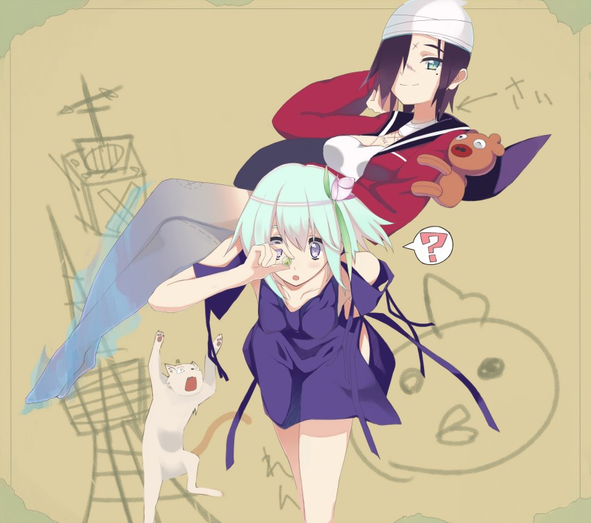 ren and sai (fragile: sayonara tsuki no haikyo) drawn by izuru_(timbermetal)