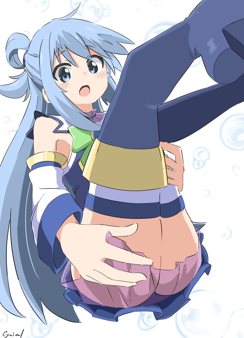 aqua (kono subarashii sekai ni shukufuku wo!) drawn by cynical_(llcbluckg_c004)