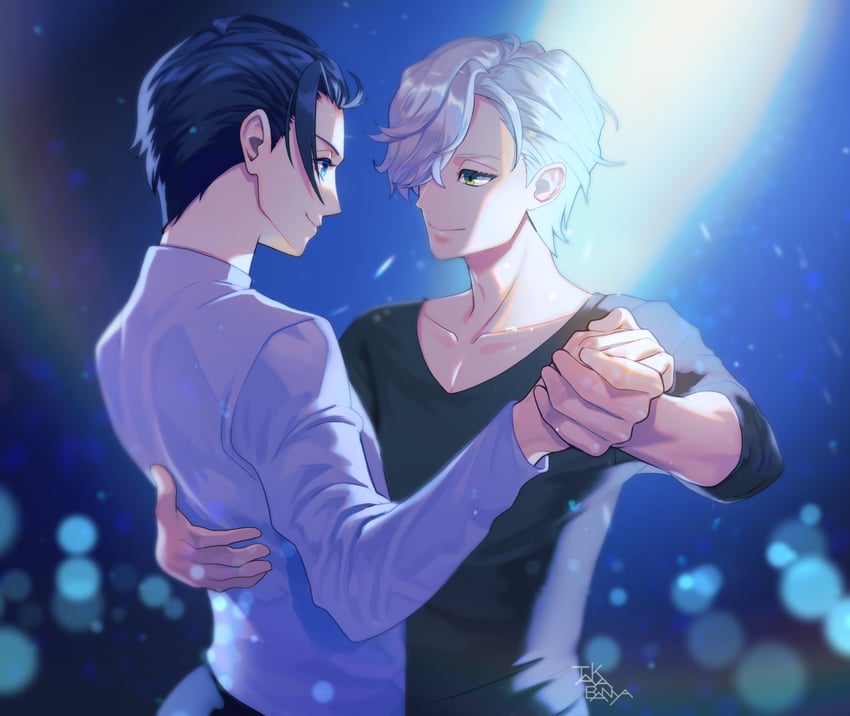 tsukioka tsumugi and mikage hisoka (a3!) drawn by taka_banyaaa