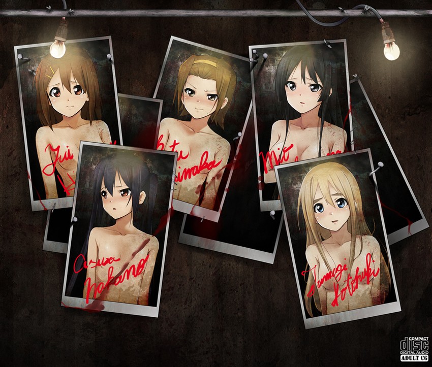 akiyama mio, nakano azusa, hirasawa yui, tainaka ritsu, and kotobuki tsumugi (k-on!) drawn by kaiga