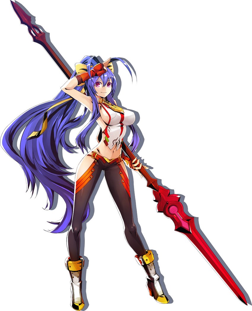 mai natsume (blazblue and 2 more) drawn by katou_yuuki