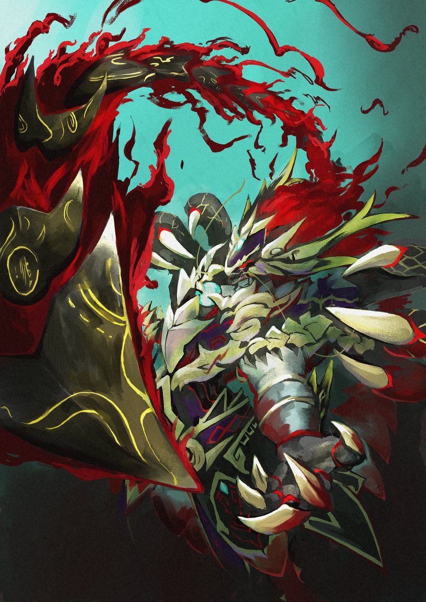 swordsoul sinister sovereign - qixing longyuan (yu-gi-oh!) drawn by karaage-senpai