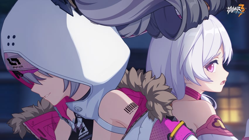 bronya zaychik and theresa apocalypse (honkai and 1 more)