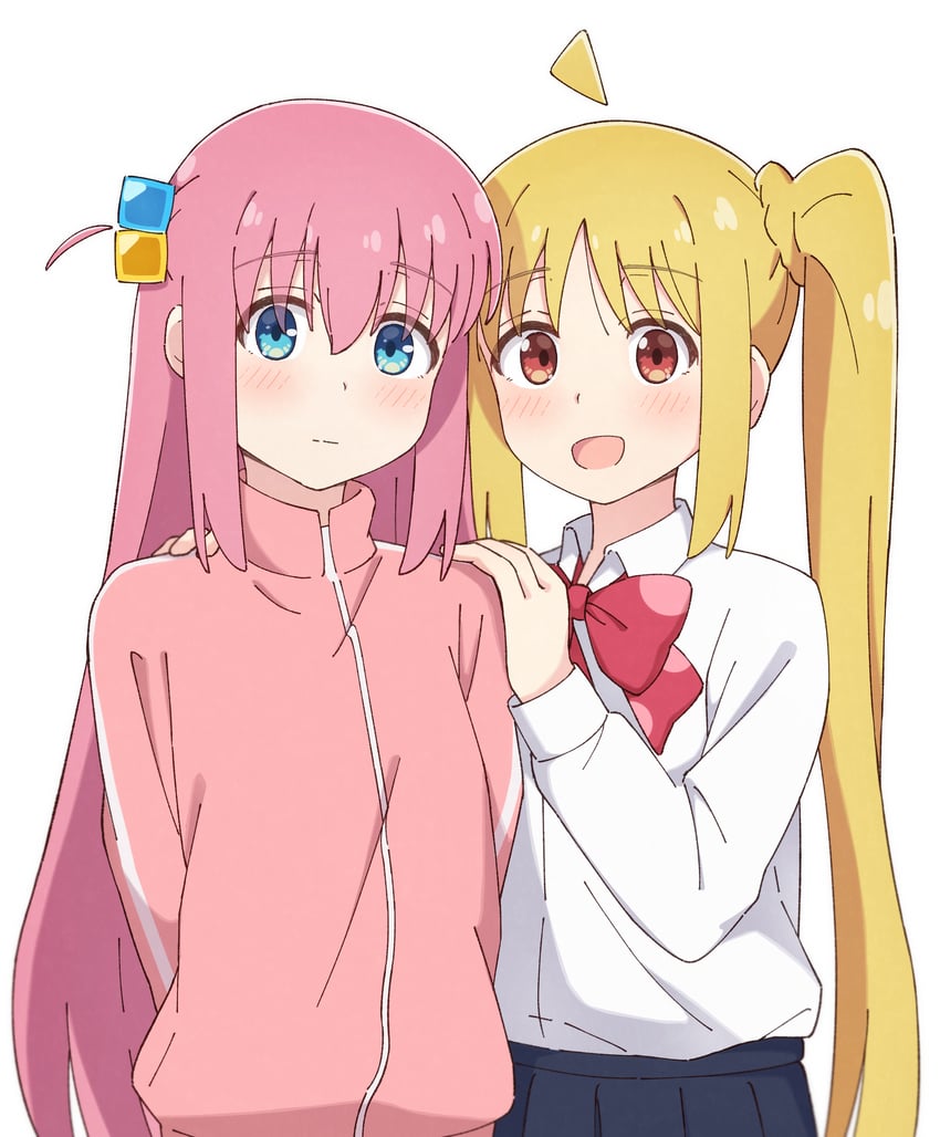 gotoh hitori and ijichi nijika (bocchi the rock!) drawn by mimori_(mimori_05)