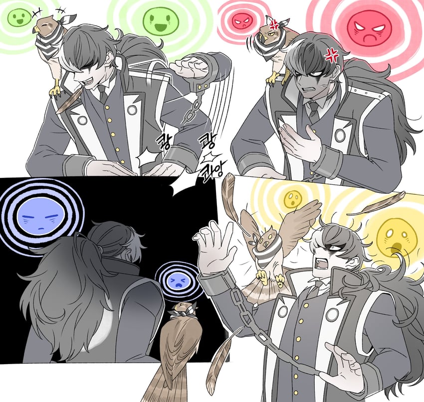 simon blackquill and taka (ace attorney and 1 more) drawn by taegi_(woghkg)