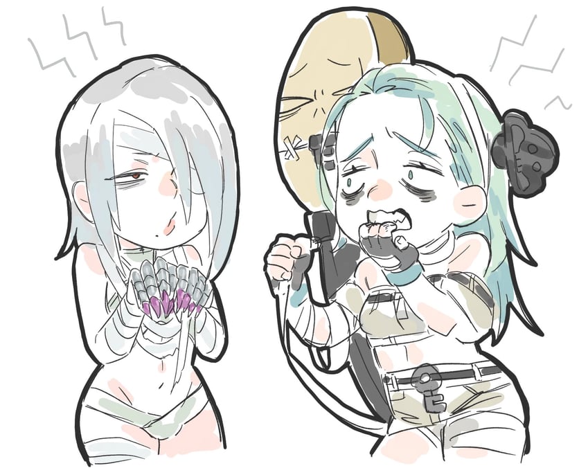 a.b.a, paracelsus, and a.k.i. (street fighter and 3 more) drawn by luci_omi_gusu