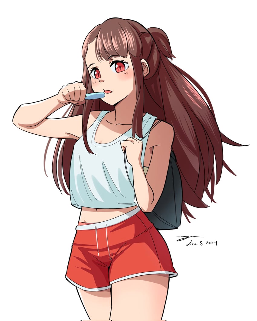kagari atsuko (little witch academia) drawn by yu_kiyo_enjoyer