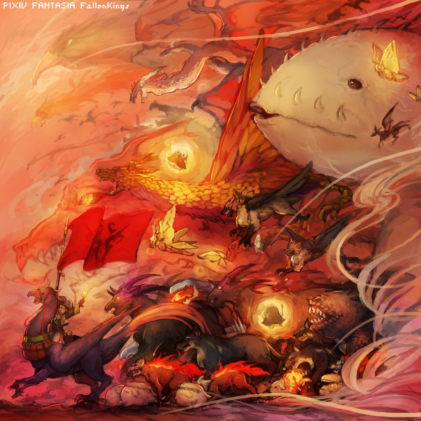 pixiv fantasia and 1 more drawn by akaneko_(redakanekocat)