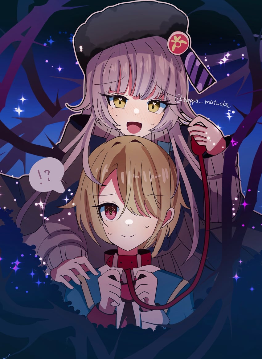 kayamori ruka and charlotta skopovskaya (heaven burns red) drawn by neppa_matuoka