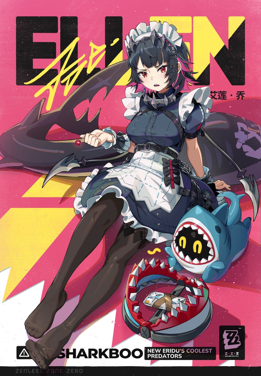 ellen joe and sharkboo (zenless zone zero) drawn by tenchi_mayo