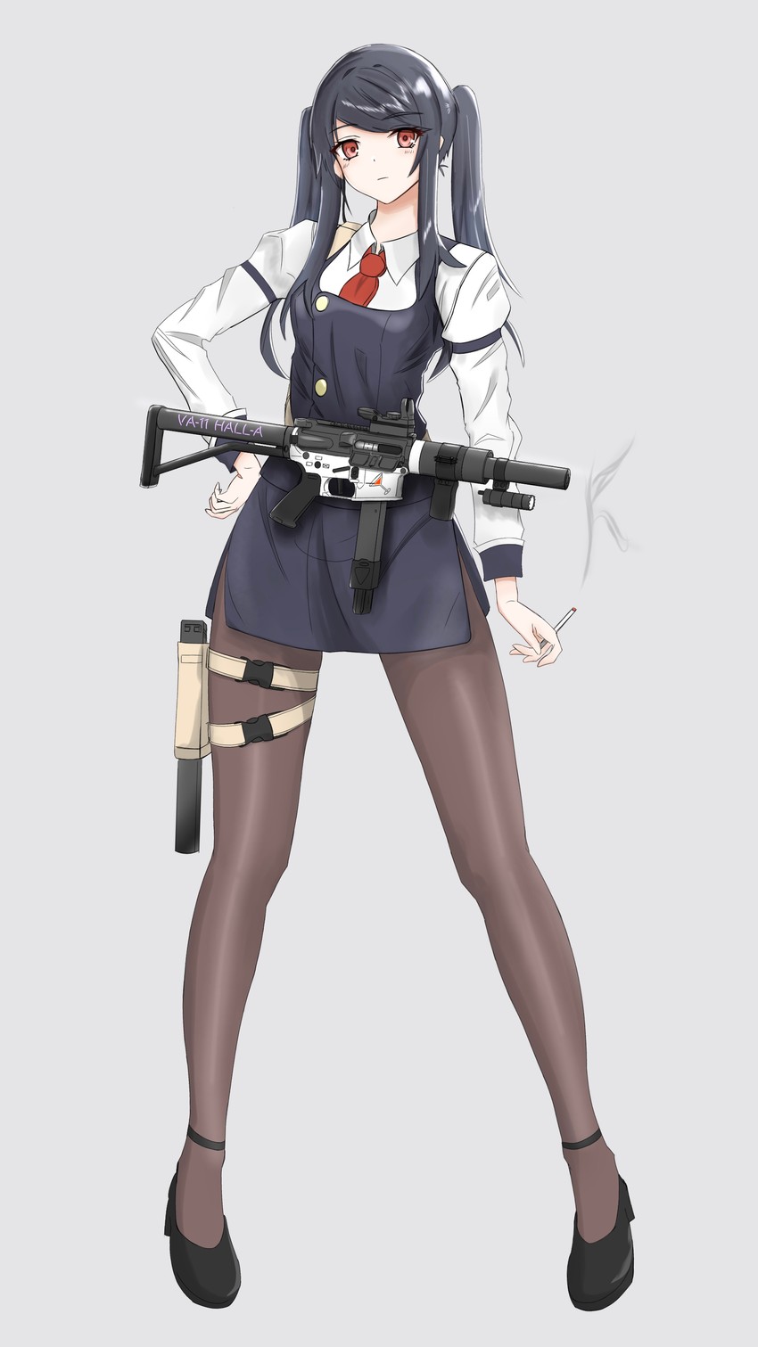 jill stingray (girls' frontline and 1 more) drawn by rynn_(rynn_cube)