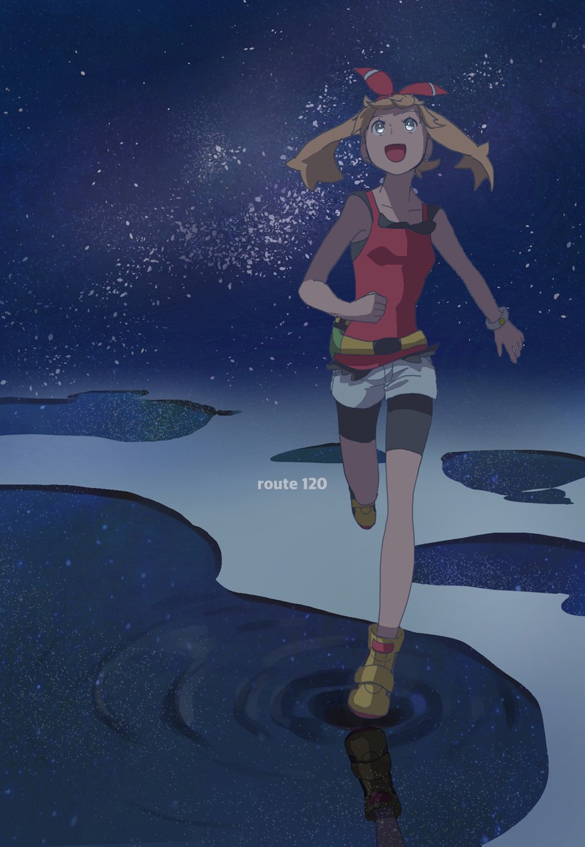 may (pokemon and 1 more) drawn by rifu_(hunihuni1130)