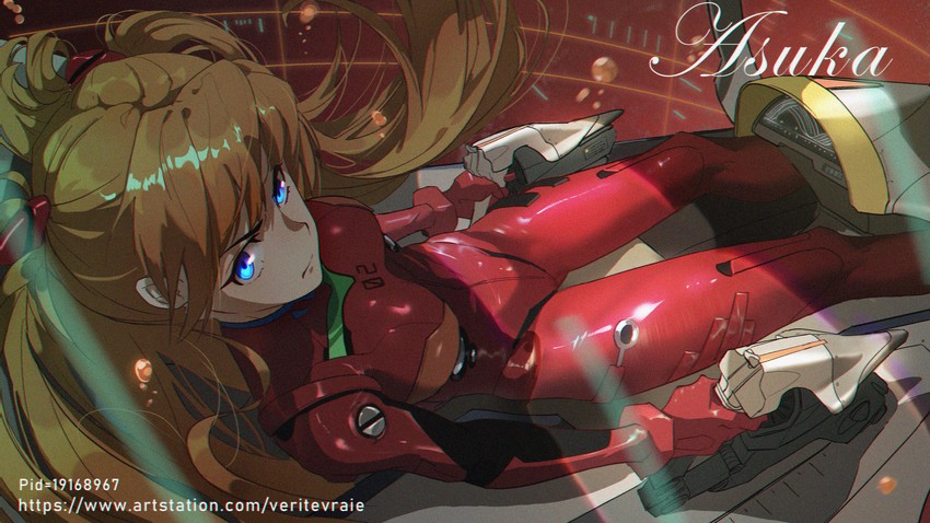 souryuu asuka langley (neon genesis evangelion) drawn by boyu_yang