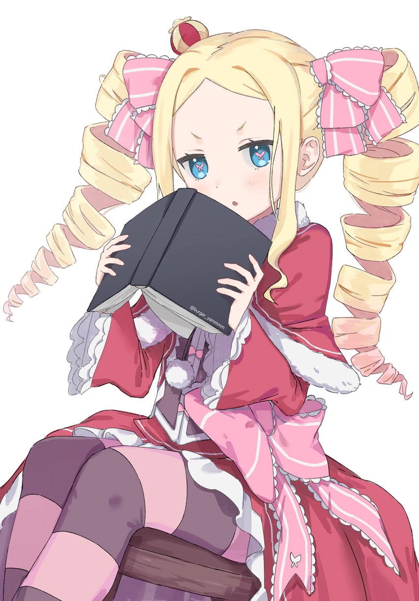 beatrice (re:zero kara hajimeru isekai seikatsu) drawn by burger_yammmm