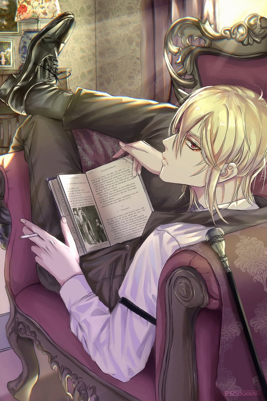 william james moriarty (yuukoku no moriarty) drawn by henoopd