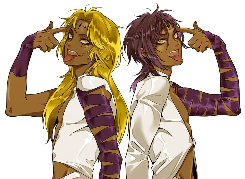 devit and jasdero (d.gray-man) drawn by hoshino_katsura