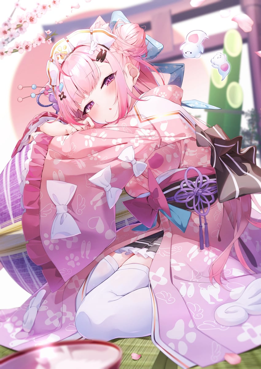 yuuki sakuna (indie virtual youtuber) drawn by fof_(fof_0016)