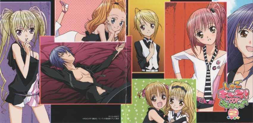 hinamori amu, hoshina utau, mashiro rima, tsukiyomi ikuto, hotori tadase, and 3 more (shugo chara!)