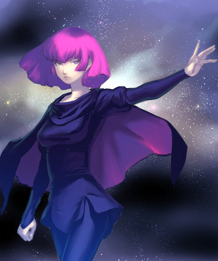 haman karn (gundam and 1 more) drawn by yuccoshi