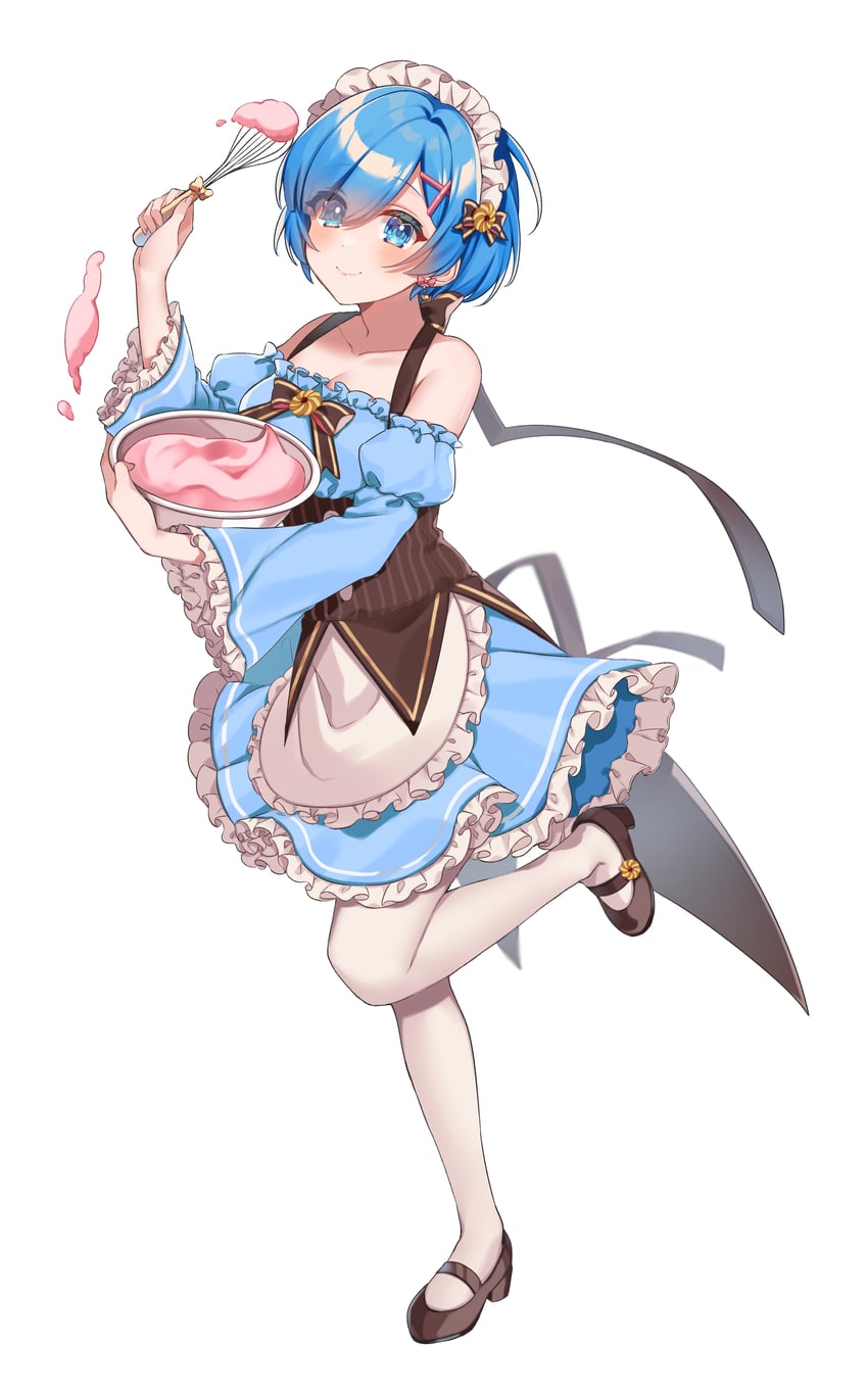 rem (re:zero kara hajimeru isekai seikatsu) drawn by anzu_1026