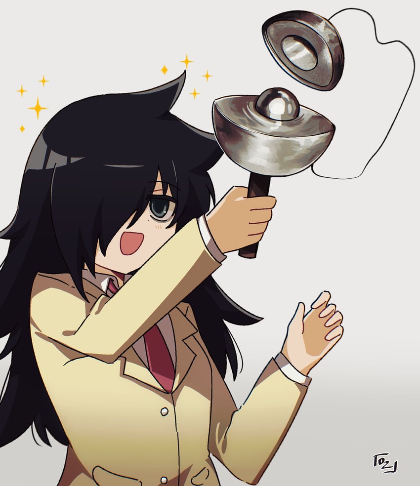 kuroki tomoko (watashi ga motenai no wa dou kangaetemo omaera ga warui!) drawn by oz_sumire