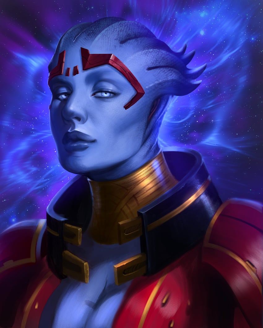 samara (mass effect and 1 more) drawn by caio_santos