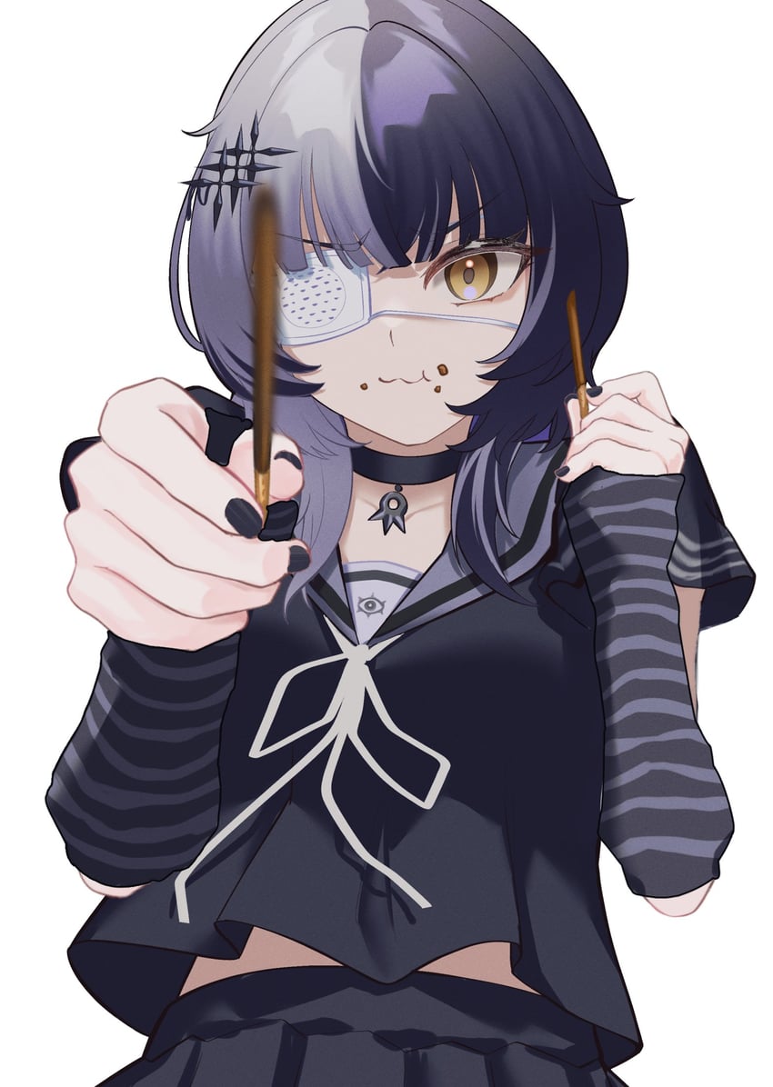 shiori novella (hololive and 1 more) drawn by hazel_(hzlform)