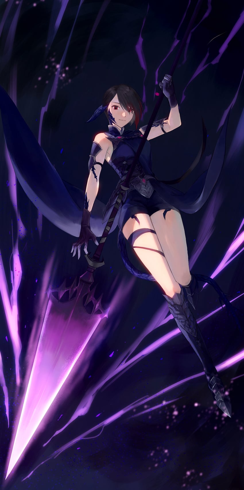 warrior of light and dragoon (final fantasy and 1 more) drawn by nns_ff14