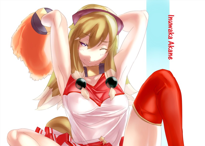 inukawa akane (arcana heart and 2 more) drawn by ere_(2516325)
