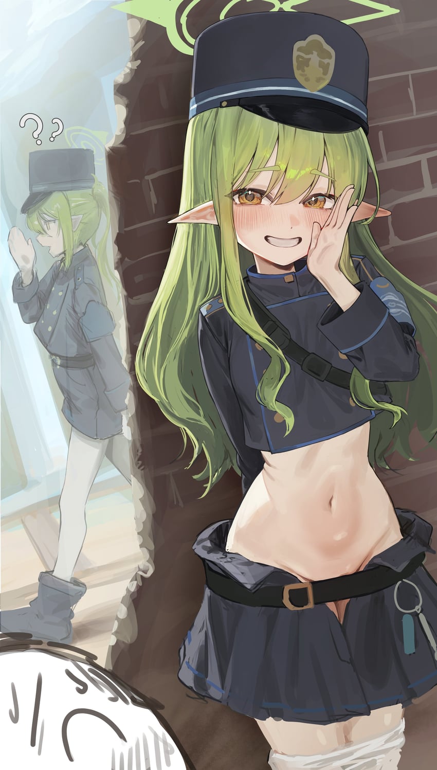 sensei, doodle sensei, hikari, and nozomi (blue archive) drawn by apopo