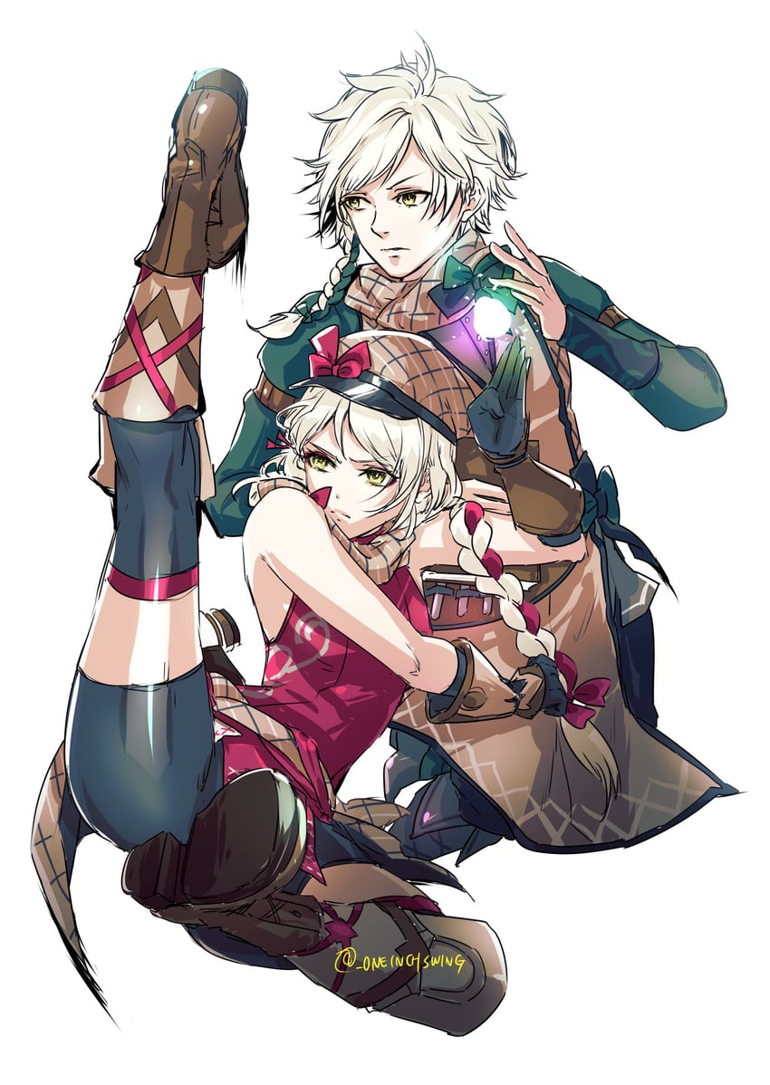 framme and clanne (fire emblem and 1 more) drawn by umi_(_oneinchswing)