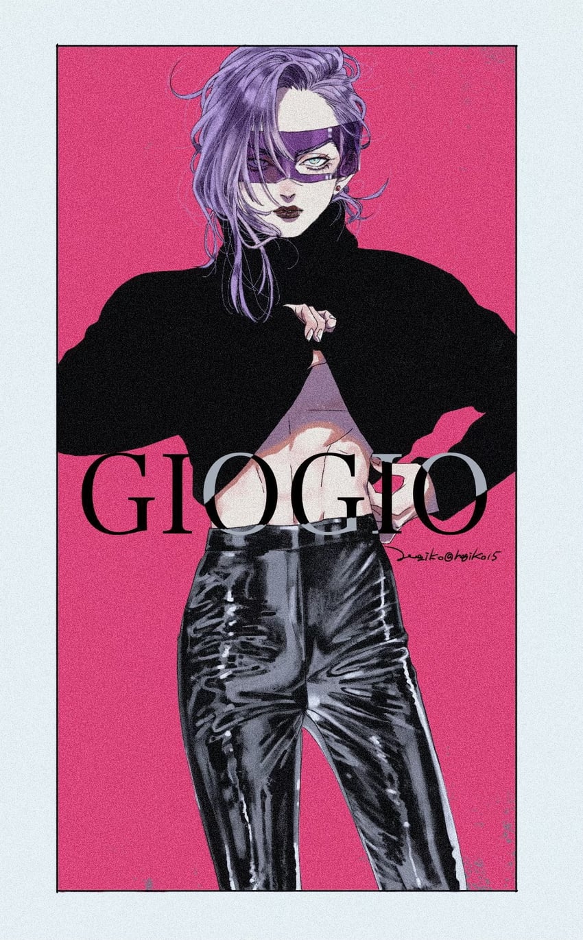 melone (jojo no kimyou na bouken and 1 more) drawn by hagiko15
