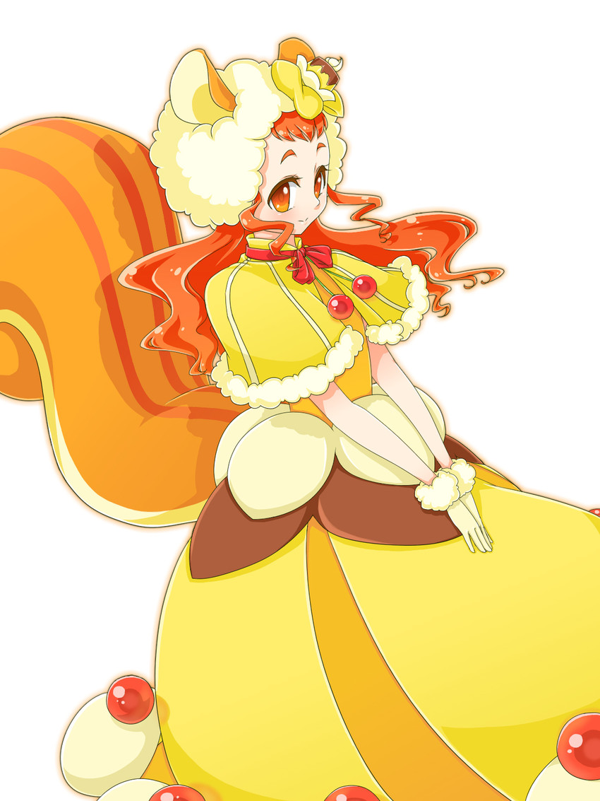 arisugawa himari and cure custard (precure and 1 more) drawn by yougechuu