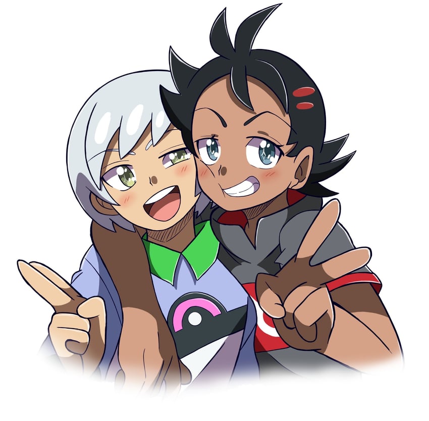 goh and horace (pokemon and 1 more) drawn by pokianne