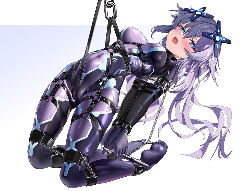 neptune, purple heart, and next purple (neptune and 1 more) drawn by maho_shi_ma